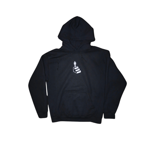 Trust The Man Upstairs Black Hoodie