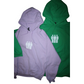 Love Everyone Hoodies, green and  purple