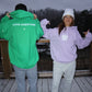 Love Everyone Hoodies, green and  purple