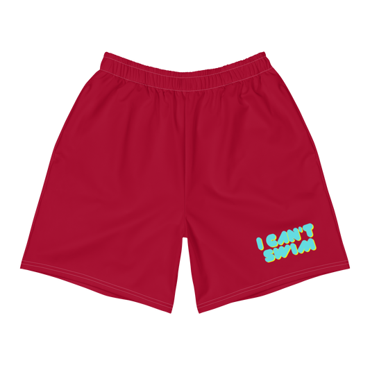 I can't swim vibrant shorts