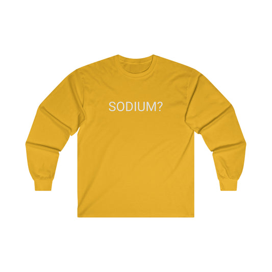 SODIUM? yellow long sleeve